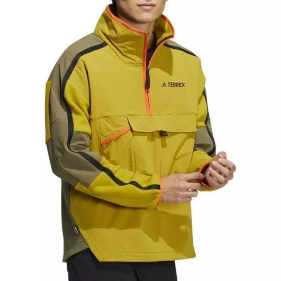 NWT adidas Men's Terrex Utilitas 1/2-Zip Jacket NWT - Picture 3 of 5